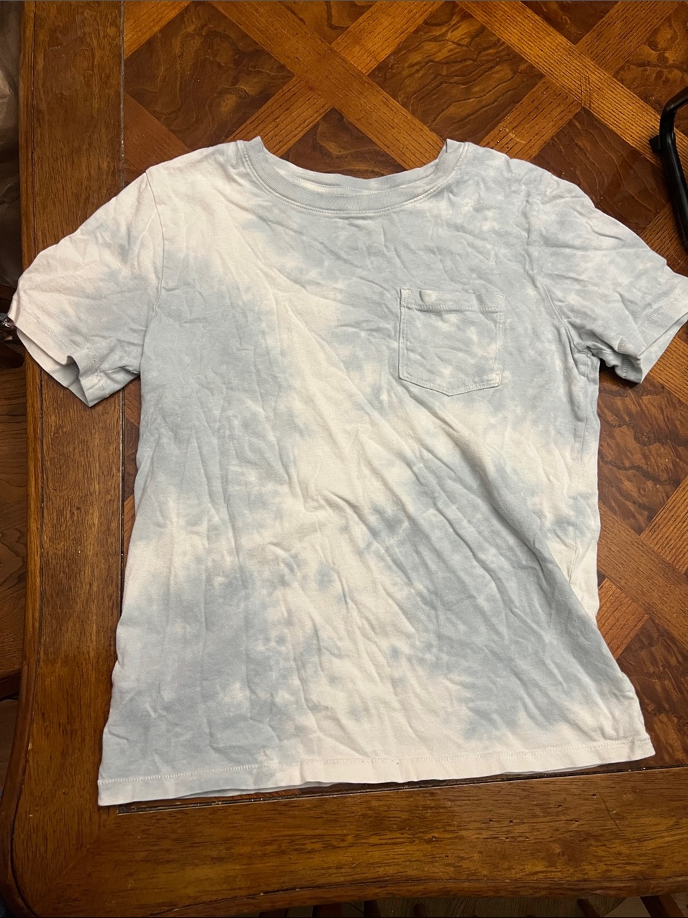 Cat & Jack Light Blue Short Sleeve Pocket Tee
